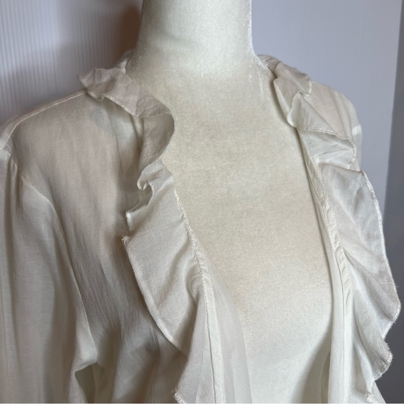 APRIL CORNELL Cotton Blend Lightweight Duster. Size Medium - Picture 3 of 6